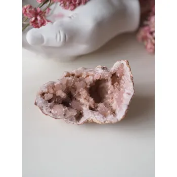 Sběratelství Ametyst růžový, geoda Brazílie, 82 g