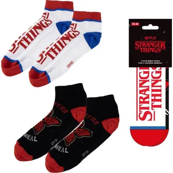 Kotníkové ponožky Stranger Things 2-packs (38-45)