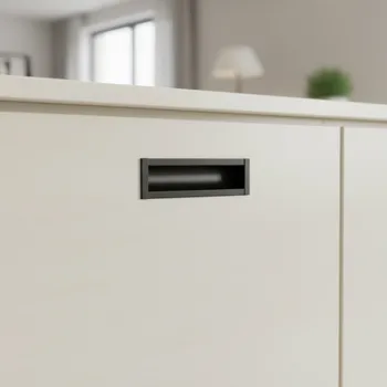 Interex design Úchytka pro frézování TRIADA / Černá matná 128 mm