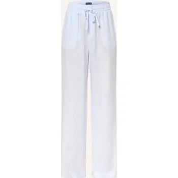 Van Laack Dámské Lněné Kalhoty Vl-Helena-Br, tmavě modrá, 34