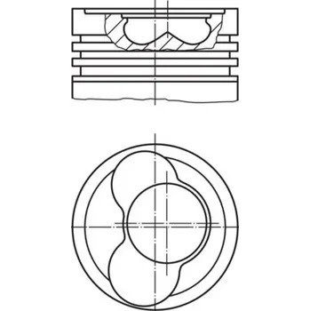 Píst motoru Píst MAHLE 030 66 02