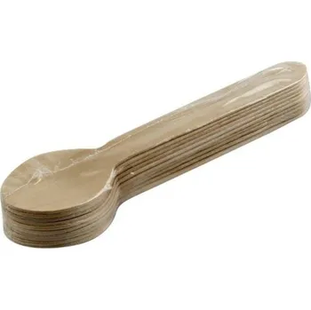 Příbor REGINA Lžíce dřevěná 160mm (10ks) jednorázová