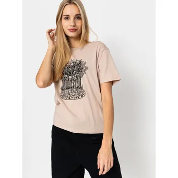 Dámské tričko Volcom Radical Daze Up (khakiest) M, béžová