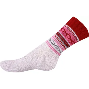 Dámské ponožky Ponožky Matex 449 En thermo Merino tm.červená velikost 25-26