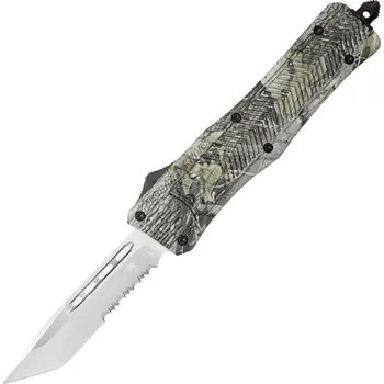 kapesní nůž CobraTec Medium CTK-1 Woodland Tanto Zoubkovaný 06CT127