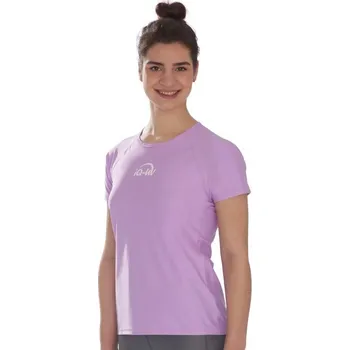 Dámské tričko Tričko Dámské volný střih, krátký rukáv, fialová Barva: Fialová, Velikost: L 668122.2538