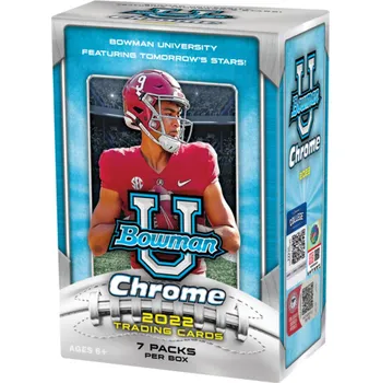 Sběratelská karetní hra 2022 Bowman Chrome University Football Blaster Box
