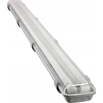 Zářivkové svítidlo BERGE Hermetické LED svítidlo 120cm lampa + 2x zářivky 6000K