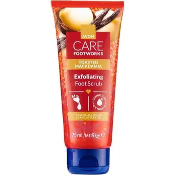 AVON Peeling na nohy vanilka a makadamový oříšek