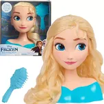 Just Play Disney Princess Ledové Království česací hlava 16 cm Elza