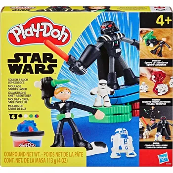 Modelovací hmota Hasbro Play-Doh Sada šavlí Star Wars BUILD & SLICE