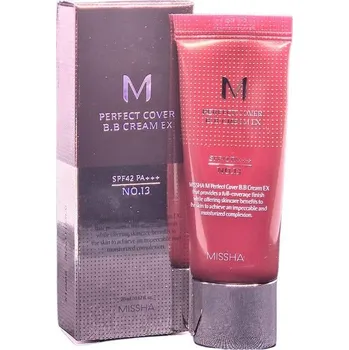 Missha M Perfect Cover BB Cream EX SPF 42 PA+++ - odstín č. 13 20 ml