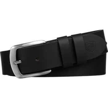 Opasek Elegantní černý kožený pánský opasek - Peterson (115)