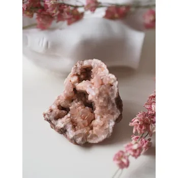 Sběratelství Ametyst růžový, geoda Brazílie, 135 g