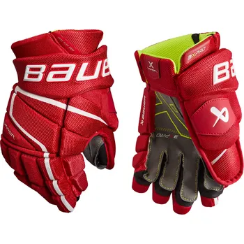 Chránič rukou Hokejové rukavice Bauer S22 Vapor 3X PRO JR Barva: RD - Červená, Velikost: 11"