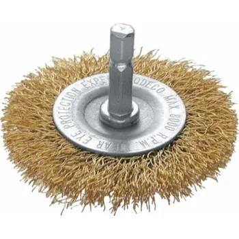 Drátěný kartáč Modeco drátěný kotoučový kartáč s 1/4 stopkou 65 mm (MN-69-172)