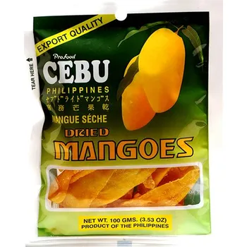 Sušené ovoce Sušené žluté Carabao mango 100 g - Profood Cebu