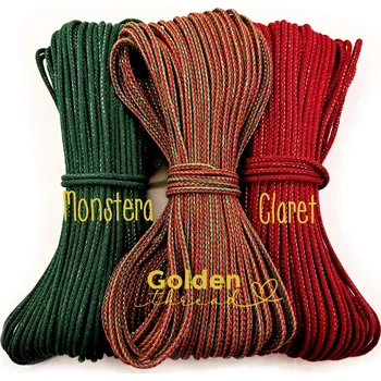 Příze VEĽKÁvlna VEL'KÁ vlna šňůry na šití 6mm SHINY Christmas