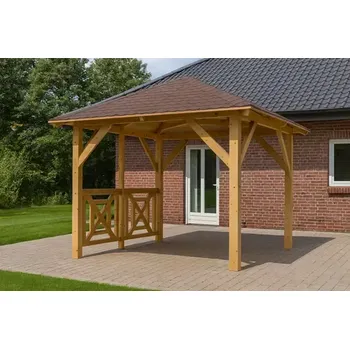 Pergola Dřevěná pergola Altán Borneo+Grande 265x265