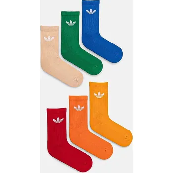 Pánské ponožky Ponožky adidas Originals 6-pack IX5275 vícebarevná MLC, vel. 43/45
