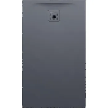 LAUFEN PRO Sprchová vanička, obdélníková, s odtokem na kratší straně, materiál Marbond 1200x700, Antracit - H2129510780001