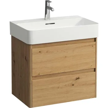 Koupelnový nábytek LAUFEN BASE 2.0 Skříňka pod umyvadlo, 2 zásuvky, pro umyvadlo VAL H810284 620x400, Divoký dub - H4113921082671