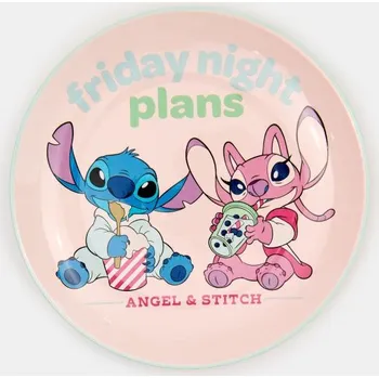 Talíř Sinsay - Keramický talíř s potiskem Stitch - vícebarevná - 521ES-MLC - 521ES-MLC-ONE