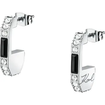 Náušnice Náušnice Karl Lagerfeld z chirurgické oceli KLAYC42 + dárek zdarma