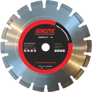 Řezný kotouč KINCZYK 21-1015 DIAMANTOVÝ KOTOUČ NA ASFALT-A PROFESSIONAL Ø 350 mm