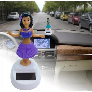 Panenka KÝVAJÍCÍ SE PANENKA HULA TANCUJÍCÍ SOLÁRNÍ FIGURKA DO AUTA