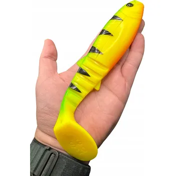 Umělá nástraha Gumová nástraha SAVAGE GEAR Cannibal 20cm 80g Firetiger 1 Ks.