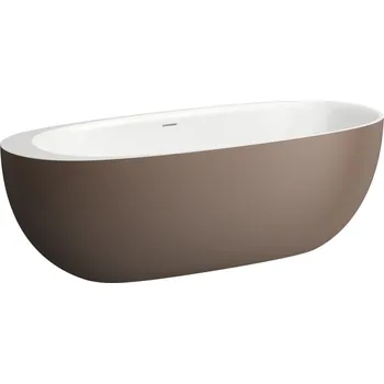 Vana LAUFEN ILBAGNOALESSI Vana, samostatně stojící, materiál Sentec 1850x800, Caffè matt zvenku/Matná bílá uvnitř - H2209721660001