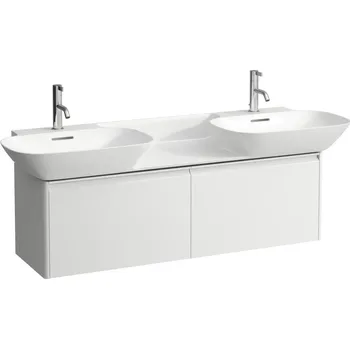 Nábytek LAUFEN BASE Skříňka pod umyvadlo, se 2 zásuvkami, pro umyvadlo H814304, úchytka z eloxovaného hliníku 1170x350, Multicolour - H4030151109991