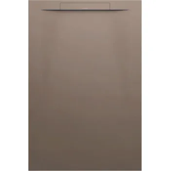 Sprchová vanička LAUFEN PRO S Sprchová vanička, obdélníková, s lineárním odtokem na kratší straně, materiál Marbond 1200x800, Caffè matná se strukturou - H2101821290001