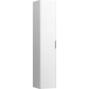 Koupelnový nábytek LAUFEN BASE Vysoká skříňka, závěsy dvířek vlevo (bočnice korpusu s radiusem) 350x335, Bílá mat - H4026711102601