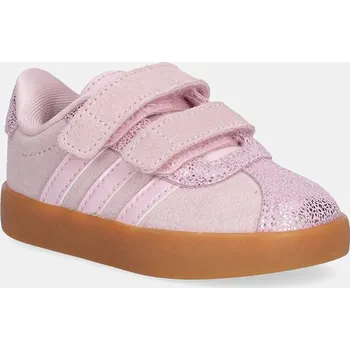 Chlapecké tenisky ADIDAS Dětské boty VL Court 3.0 22 KAŠTANOVÁ|RŮŽOVÁ