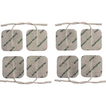 Bezpečnostní kamera 8 GELOVÉ ELEKTRODY TENS 4x4CM STANDARDNÍ 2MM ZÁSTRČKA