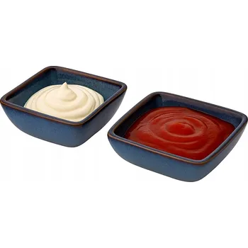 Porcelánové misky na dipy a svačinu Reactive Stripes, sada 2 kusů