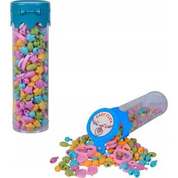 Dětské navlékací korálky Sada korálků v tubě, 250 kusů pro výrobu šperků