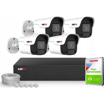 IP kamera Sada pro monitoring 4x LV-V-IP4M25TF-B 4Mpx IR25m s AI funkcemi a aplikací