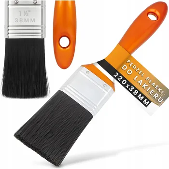 Malířský štětec ŠTĚTEC PLOCHÝ 38 mm Lakýrnický Malířský na Lak Precizní Z1-T