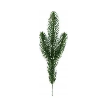 Vánoční dekorace SMRKOVÁ VĚTVIČKA JEHLIČNATÁ 25 cm Větvičky na aranžování Listy na vánoční stromeček Ozdoby