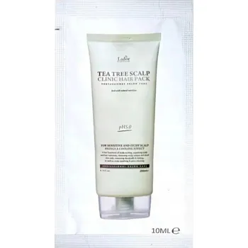 Vlasová regenerace Maska na pokožku hlavy La'dor Tea Tree Scalp Clinic (cestovní balení) 10 ml
