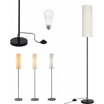 Stojací lampa STOJACÍ LAMPA RETRO SE 3 TEPLOTAMI BARVY SVĚTLA A NOŽNÍM SPÍNAČEM DO OBÝVACÍHO POKOJE
