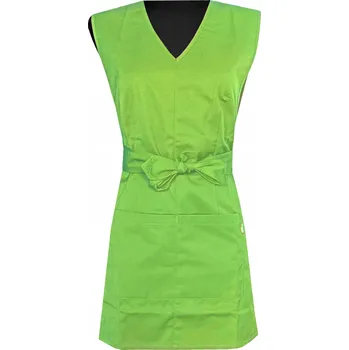 Kuchyňská zástěra ZELENÁ GASTRONOMICKÁ ZÁSTĚRA PRO ČÍŠNÍKY A ČÍŠNICE - RESTAURACE, BISTRO - VELIKOST S