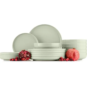 Talíř JÍDELNÍ SERVIS SADA TALÍŘŮ PRO 6 OSOB. 18 dílů. VICTO KONSIMO