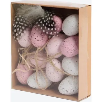Velikonoční dekorace Vajíčka vajíčko křepelčí Velikonoce ozdoba 12 Ks