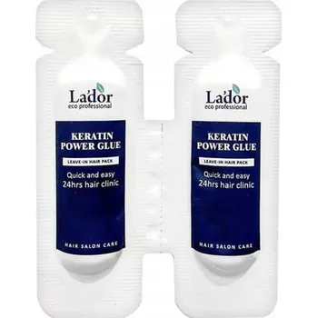 Vlasová regenerace Sérum na vlasy La'dor Keratin Power Glue (cestovní balení) 1+1 g