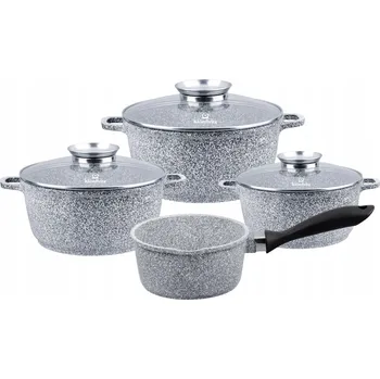 Hrnec SADA HRNCŮ S MRAMOROVÝM POVRCHEM 7 ks KlönBerg KB3963