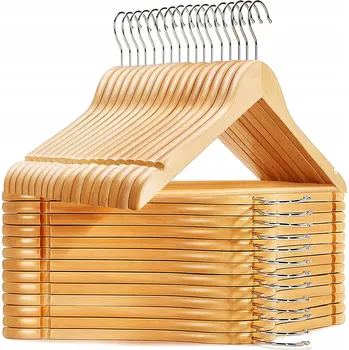 Věšák Šatní ramínko světlé bukové dřevo